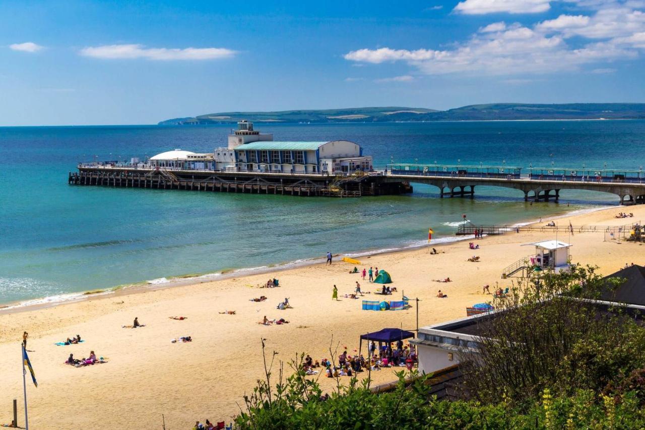 Lovely Apartment, One Minute From Bournemouth Beach And Town. Eksteriør billede